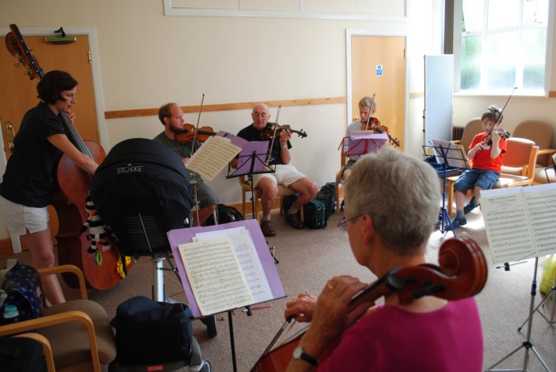String section practicing