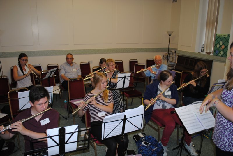 Flutes and clarinet