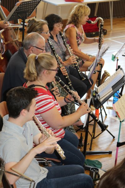Flutes, clarinets and sax