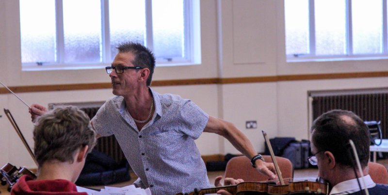 The conductor in the zone!