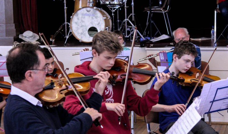 Strings and flute
