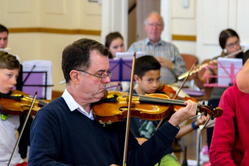 Strings and flute, a different view