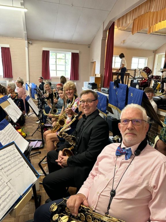 Saxaphone section