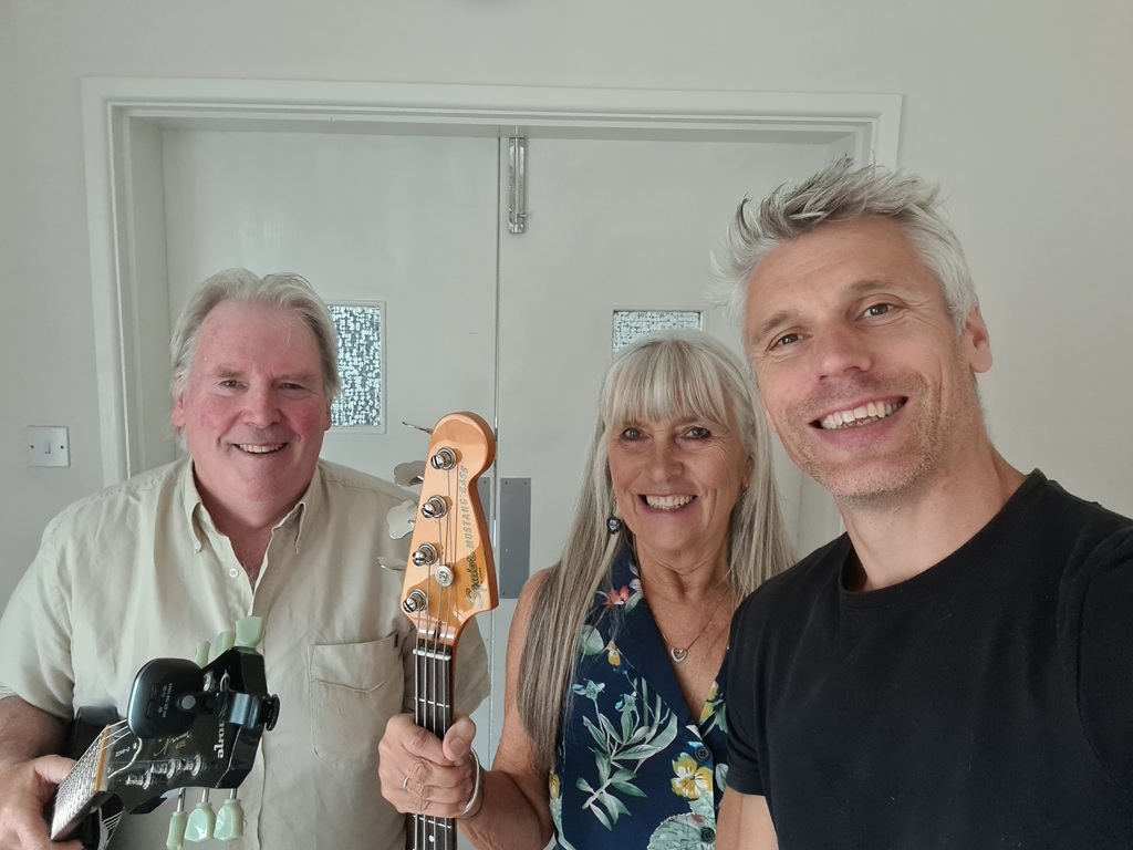 Guitar and bass section